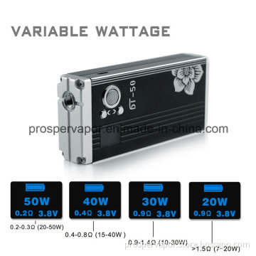Hot Sale 50W Dovpo Dt-50 Ecig Mod with Huge Vapo Dovpo 50W Dt-50 Mechanical Ecig Mod
